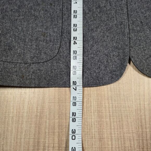 Harrington Square Vintage Women's Wool Blazer Size 12 Gray Preppy Career Classic - Picture 8 of 9